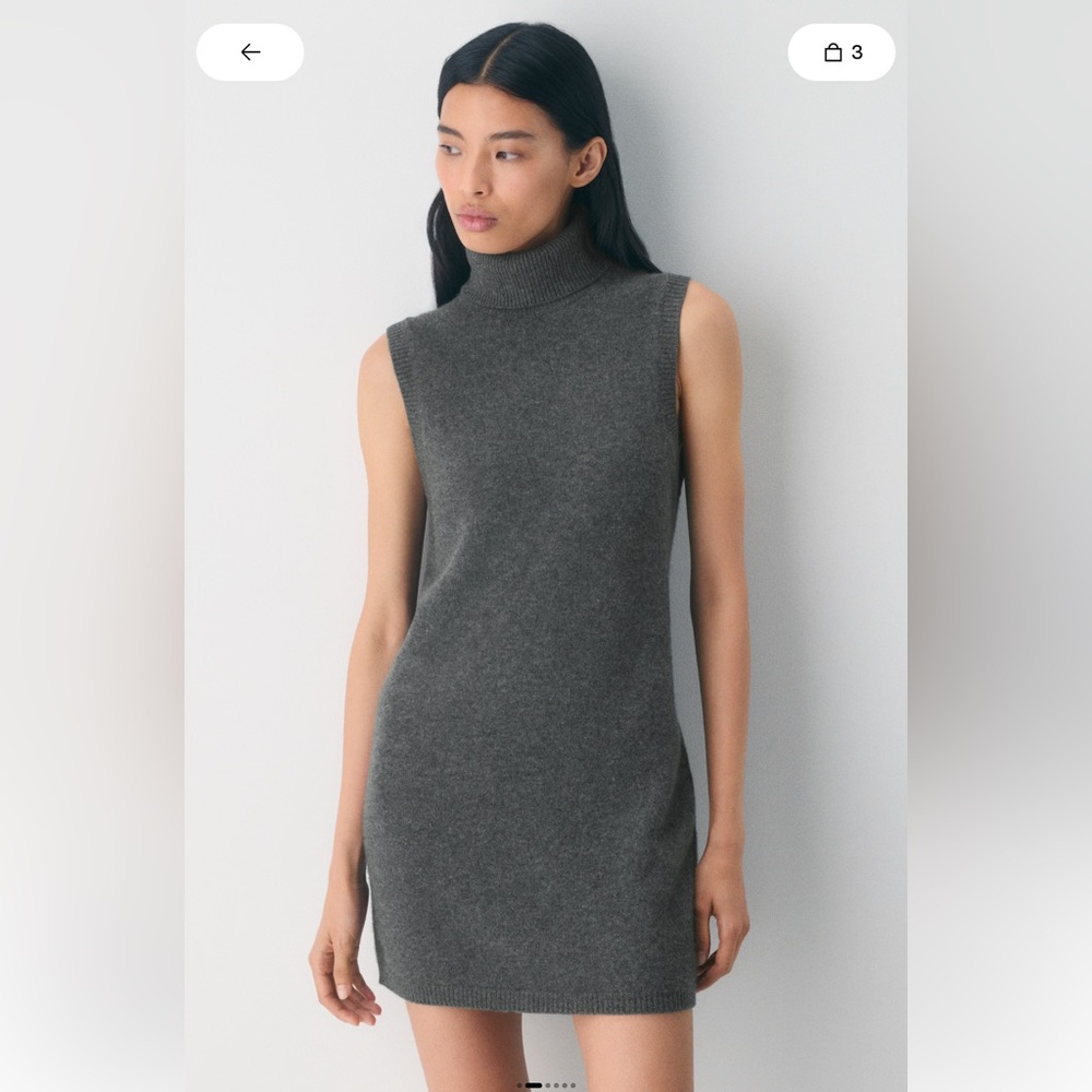 NWT! Aritzia Wilfred Flanders cashmere dress